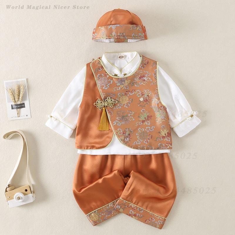 Summer Clothing For Babies - Wiosenno-letni strój Tang dla niemowląt, chłopców