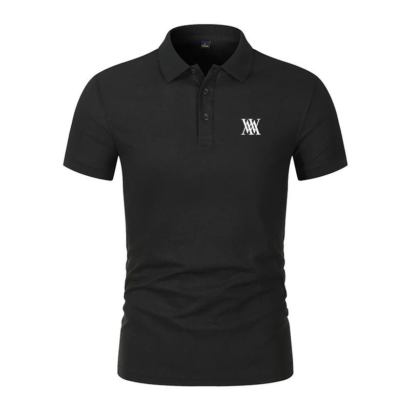 Summer Golf Clothing - Męska koszulka golfowa, biznesowa, casualowa, z