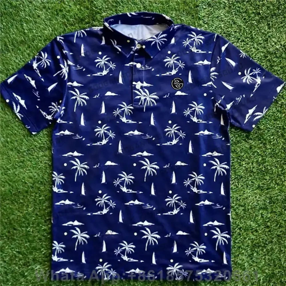 Summer Golf Clothing - Odzież golfowa Letnie męskie guziki z