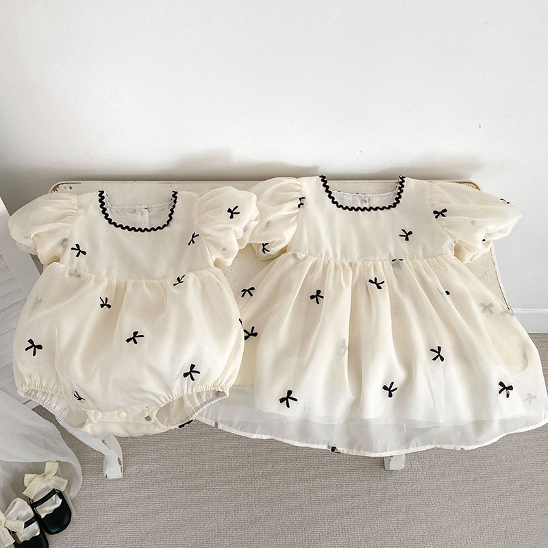 Summer Clothing For Babies - Odzież dla dzieci Siostry Letnia sukienka
