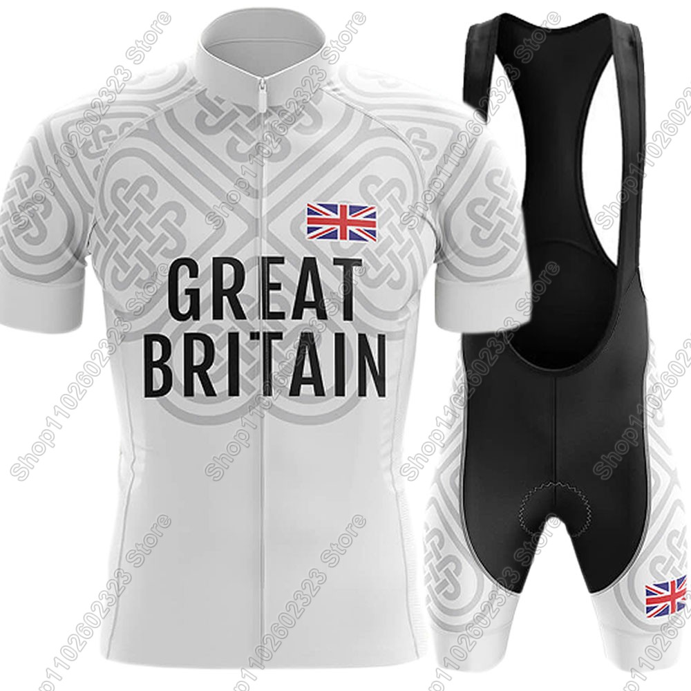 Summer Clothing Sale Uk - Zestaw Koszulki Kolarskiej Brytyjskiej Drużyny 2025