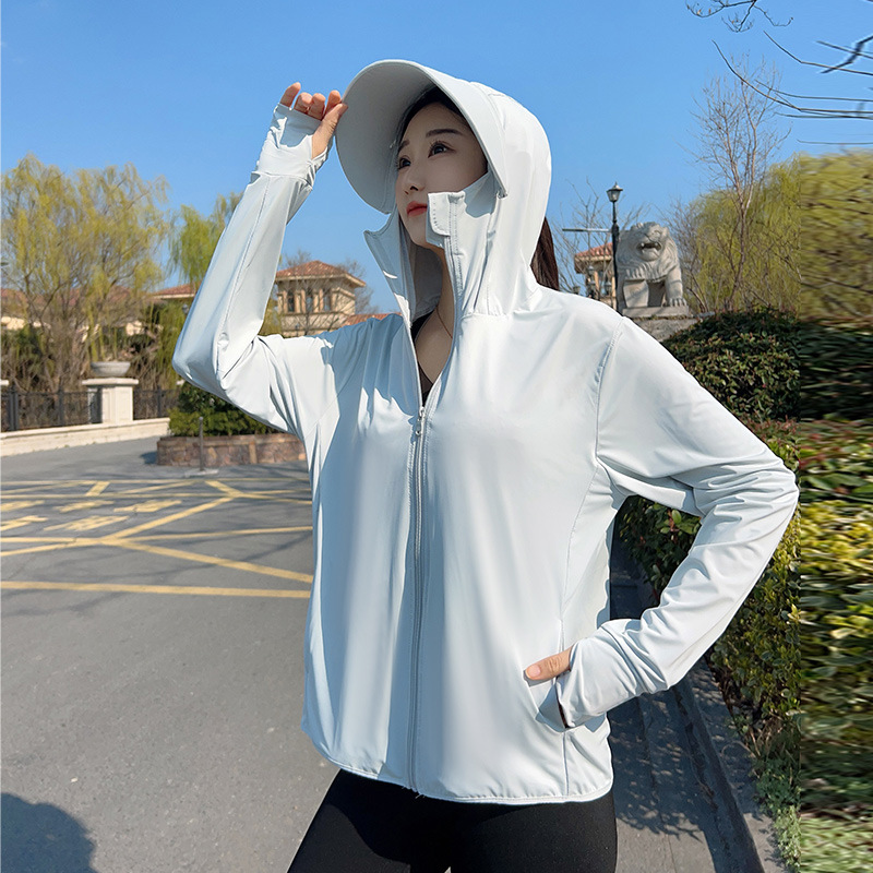 Summer Clothing For Girls - Damska kurtka z kapturem chroniąca przed