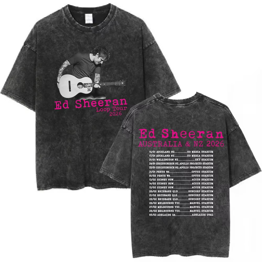 Summer Clothing Australia - Koszulka Ed Sheeran Loop Tour Australia