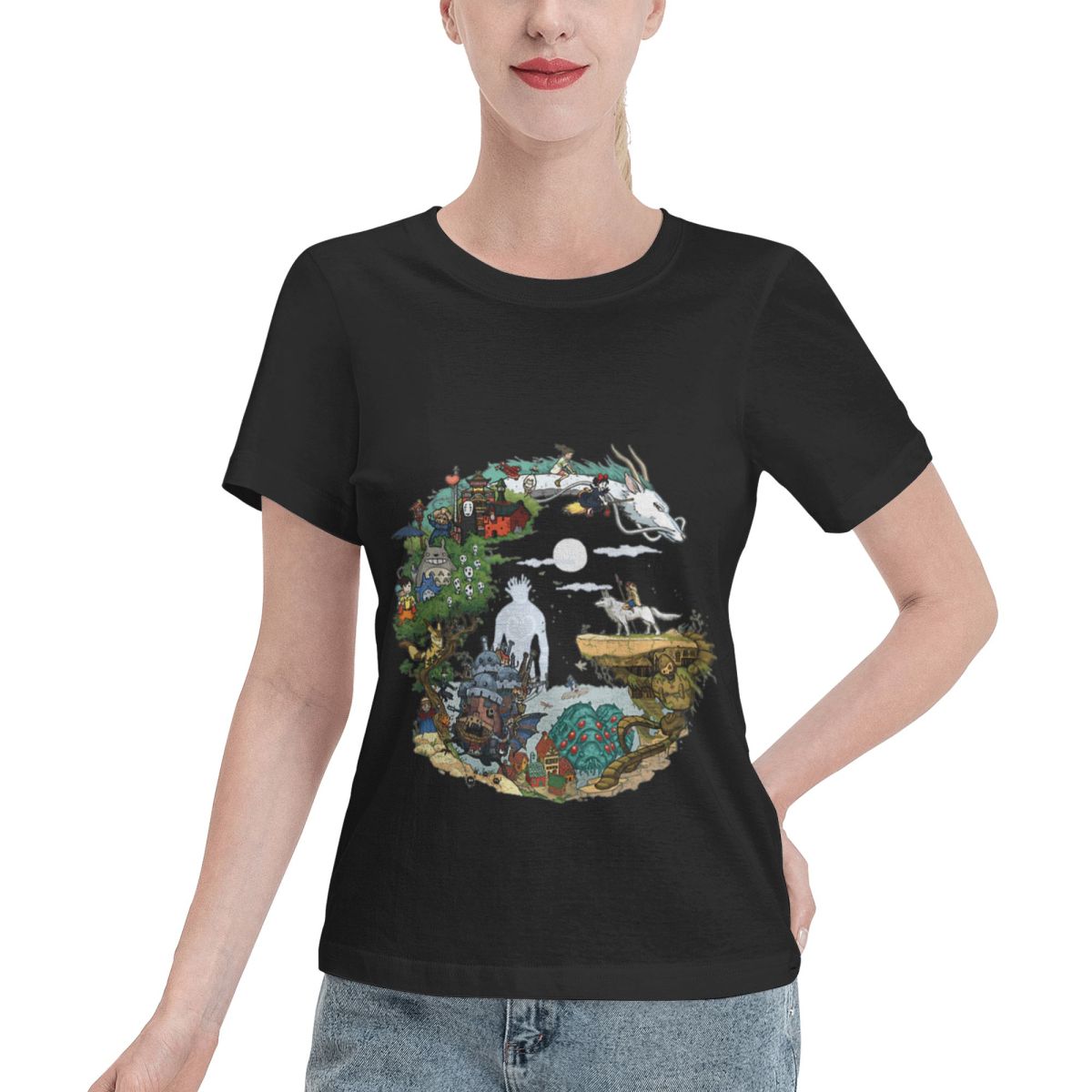 Summer Clothing Essentials Women - Trwała koszulka damska Asiom, letni strój,