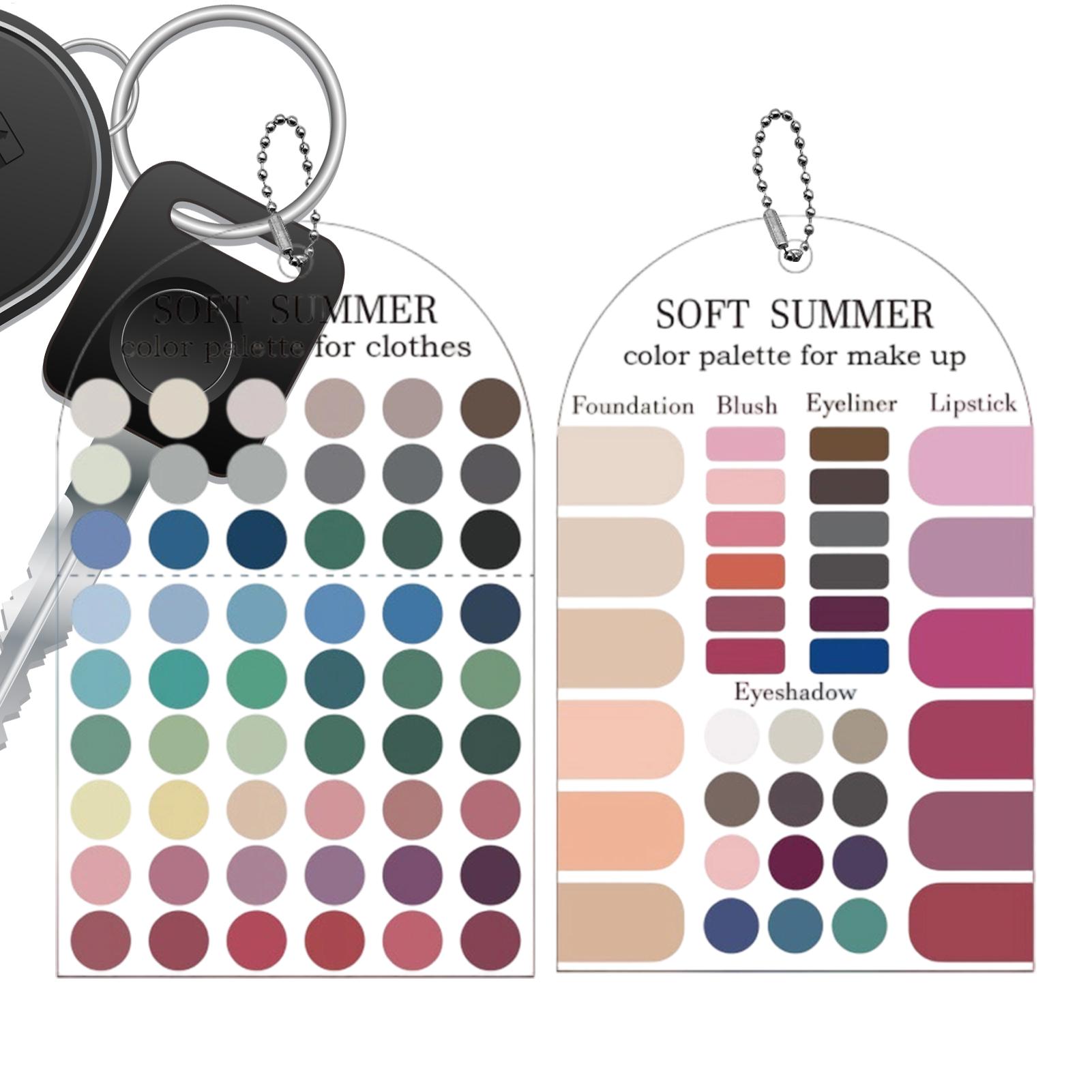 Summer Clothing Palette - Paleta miękkich letnich kolorów, 2 sztuki,