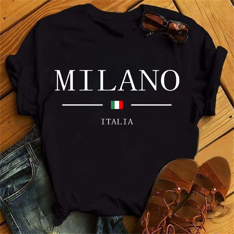 Summer Clothing Brands For Women - 2023 Marka Damska Letnia Koszulka Milano