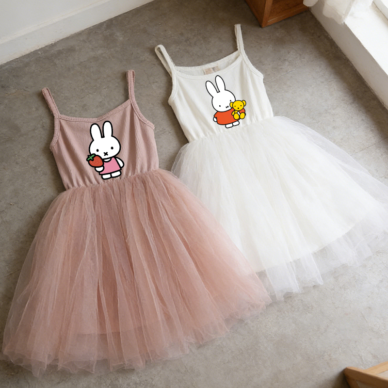 Summer Clothing For Babies - Sukienka na ramiączkach dla dziewczynek Miffy,
