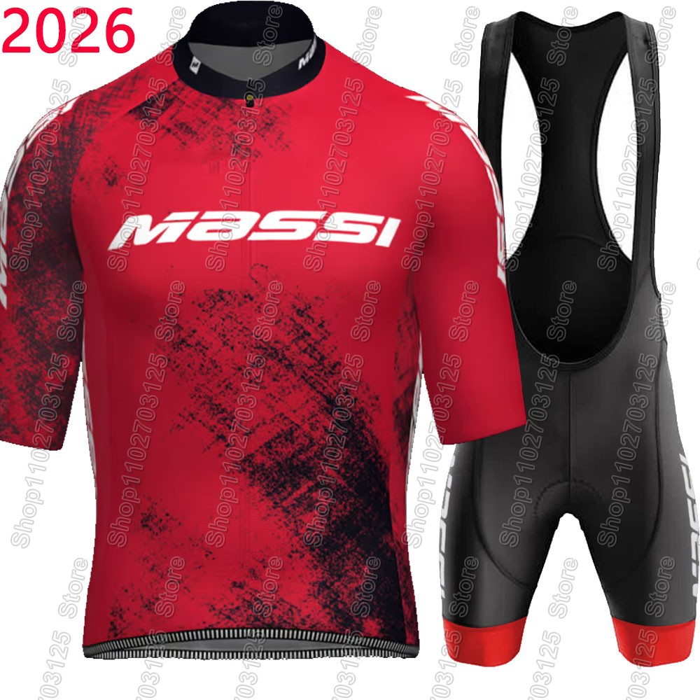 Summer Clothing In Spanish - Zestaw kolarski Massi 2026, koszulka i
