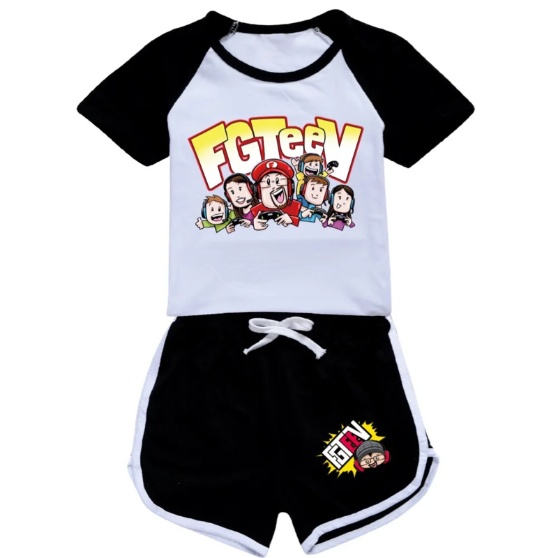 Summer Clothing For Girls - AIAI 2025Fgteeve Odzież Dziecięca Chłopcy Dziewczęta