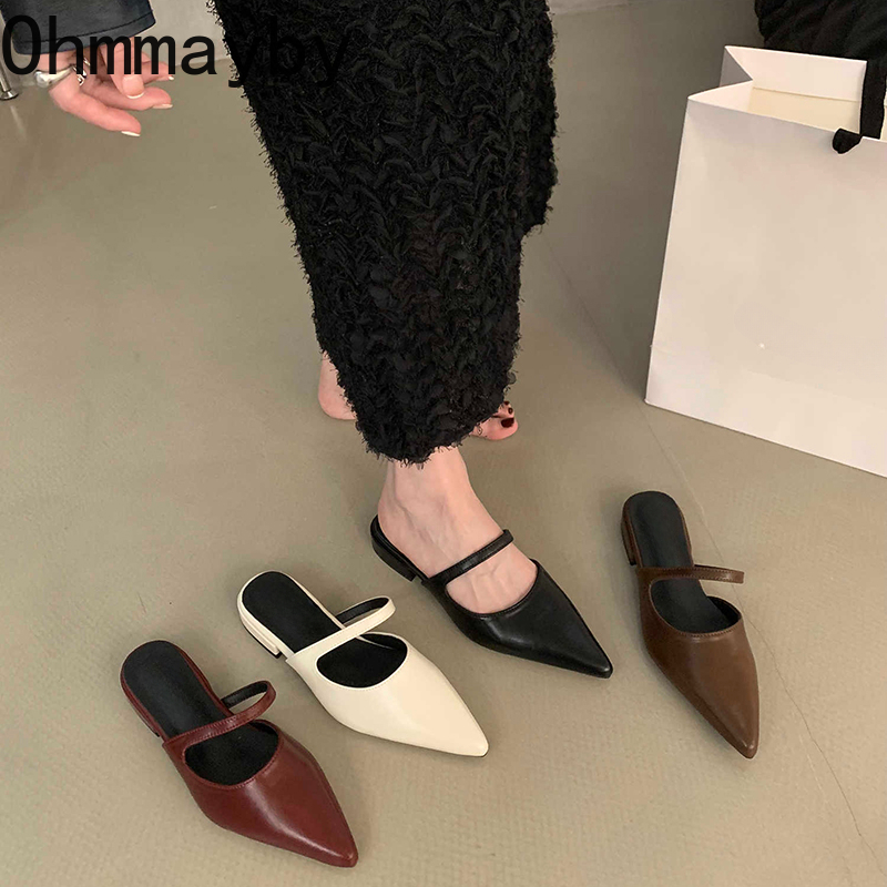 Summer Clothes Fashion - Wiosenne letnie szpiczaste Toe damskie pantofle