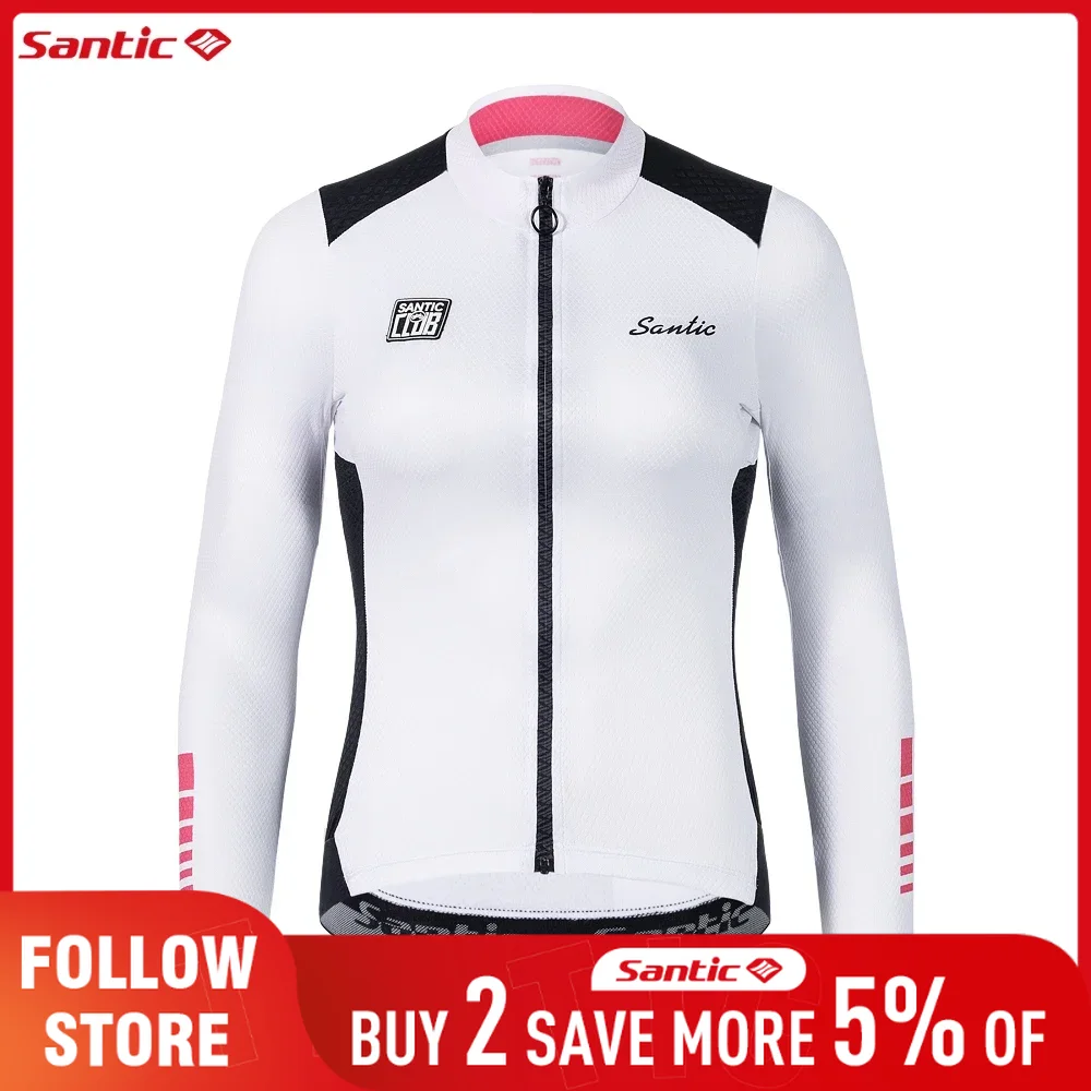 Summer Clothing Outlet - Damska koszulka kolarska Santic Outlet, letnia,