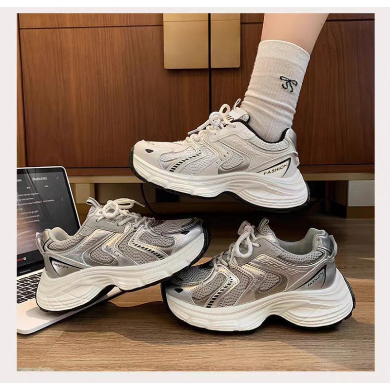Summer Clothing Korea - Damskie sneakersy Unky Dad na wiosnę