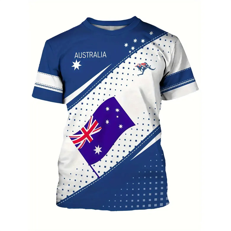 Summer Clothing Australia - Flaga narodowa Australii T-shirt na odzież