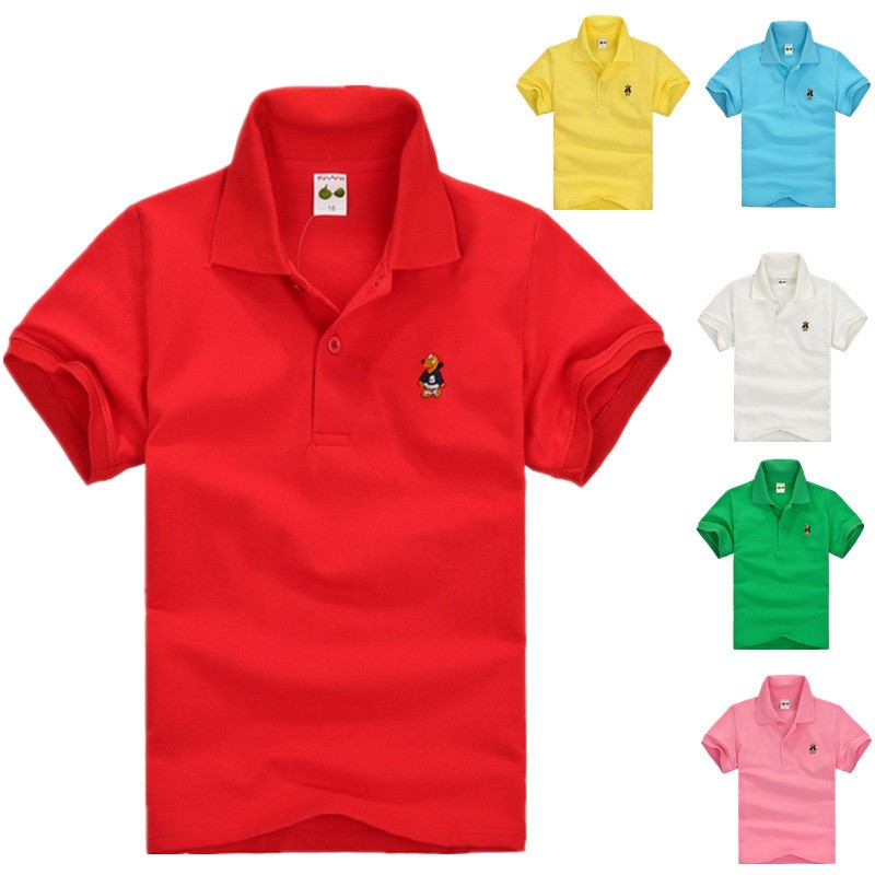Summer Clothing For Babies - Letnie koszulki POLO dla nastolatków 3-14