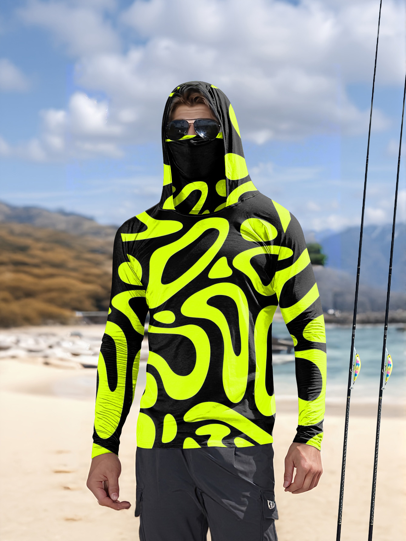 Summer Clothing Men - Męska koszula z długim rękawem, nowy