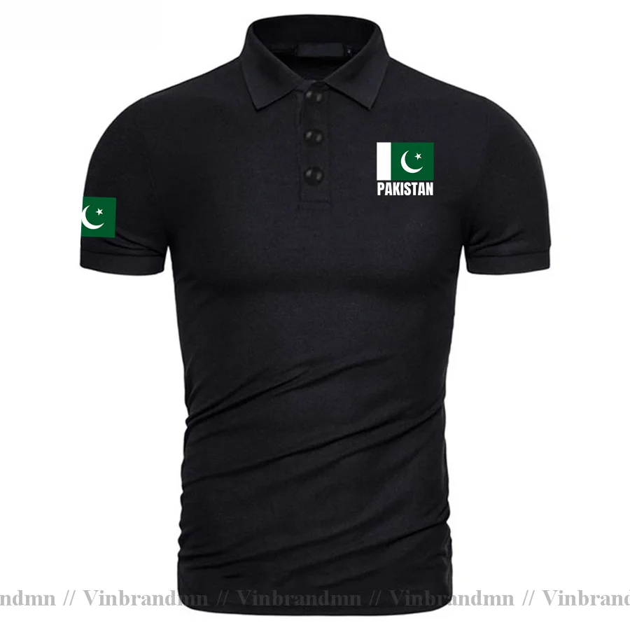 Summer Clothing Pakistan - Koszulki Polo Pakistan Flaga Pakistanu Letnia