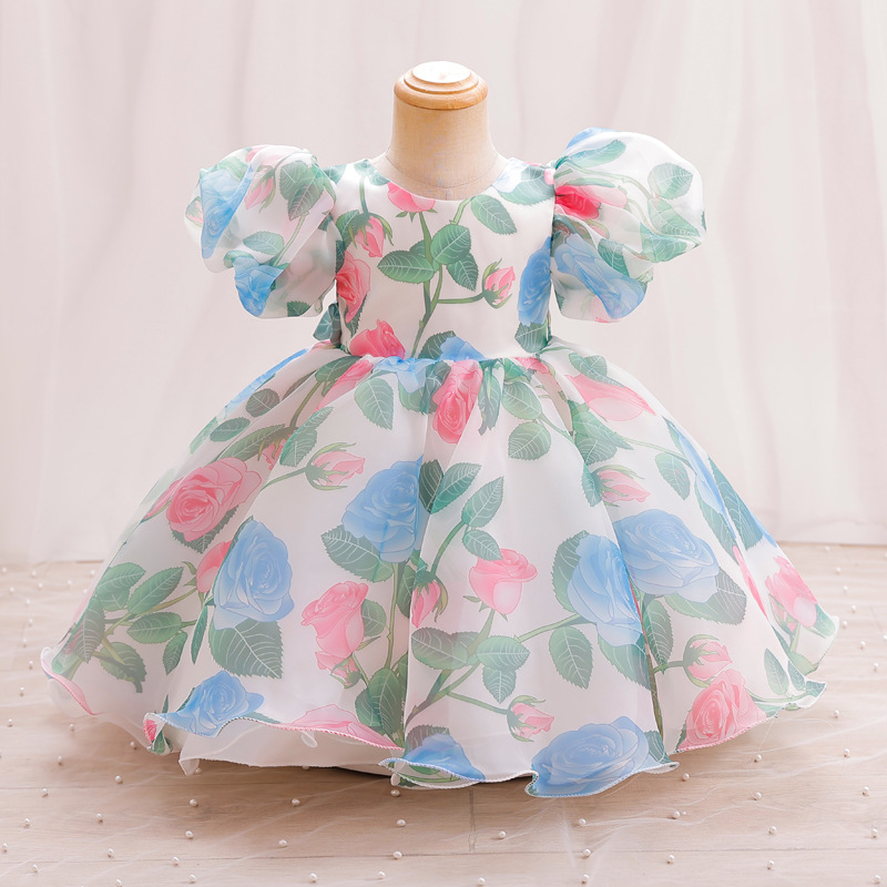 Summer Clothing Layering - Letnia sukienka z organzy w wieku