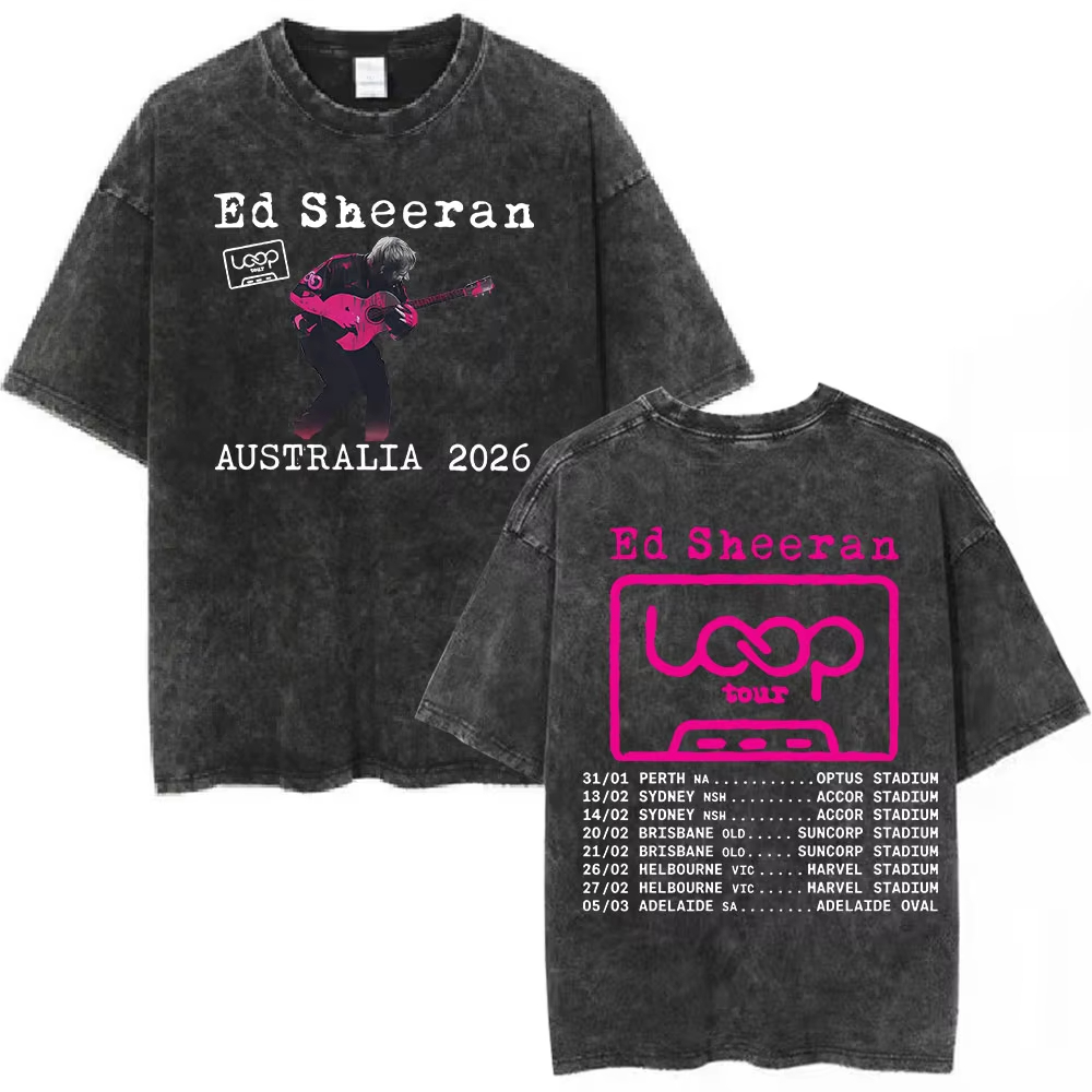 Koszulka Ed Sheeran Loop Tour  – Summer Clothing Australia recenzja i cena