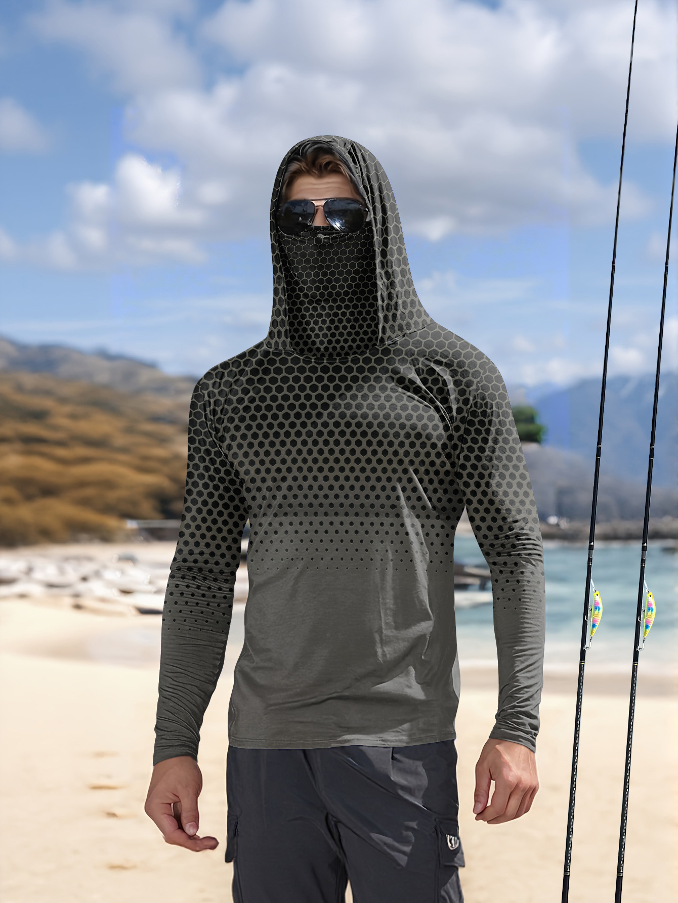 Męska koszulka wędkarska z kap – Summer Clothing Men recenzja i cena