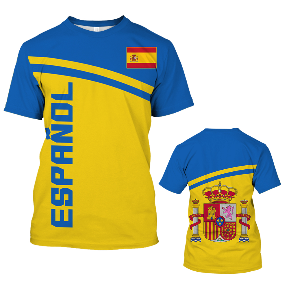 Vintage Spain T-shirt Dla Mężc – Summer Clothing In Spanish recenzja i cena
