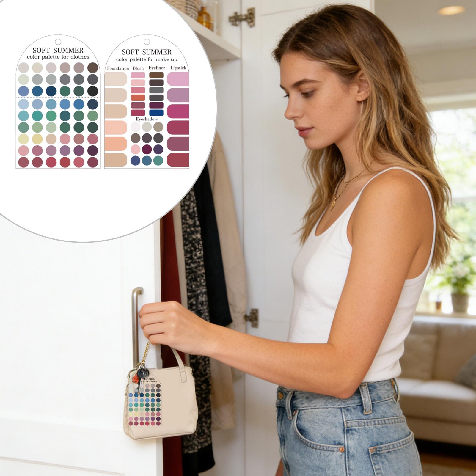 2 Sztuki Akrylowa Paleta Kolor – Summer Clothing Palette recenzja i cena