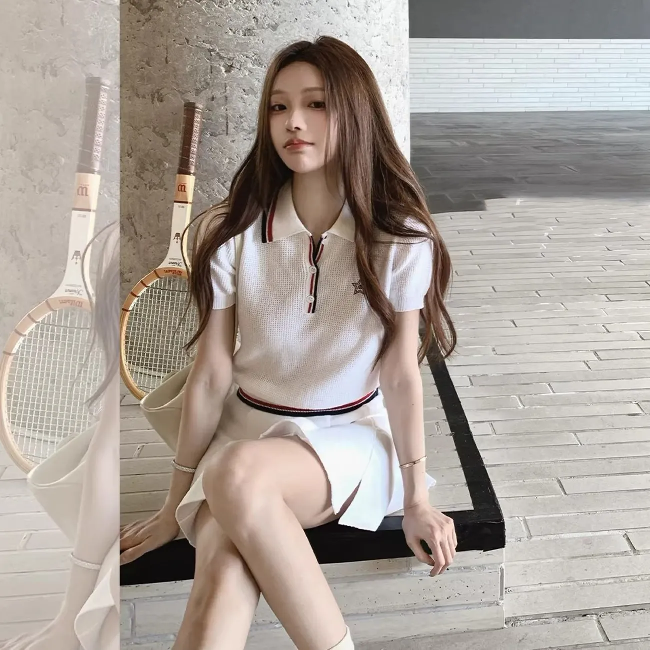 Letnia damska tenisowa seria:  – Summer Golf Clothing recenzja i cena