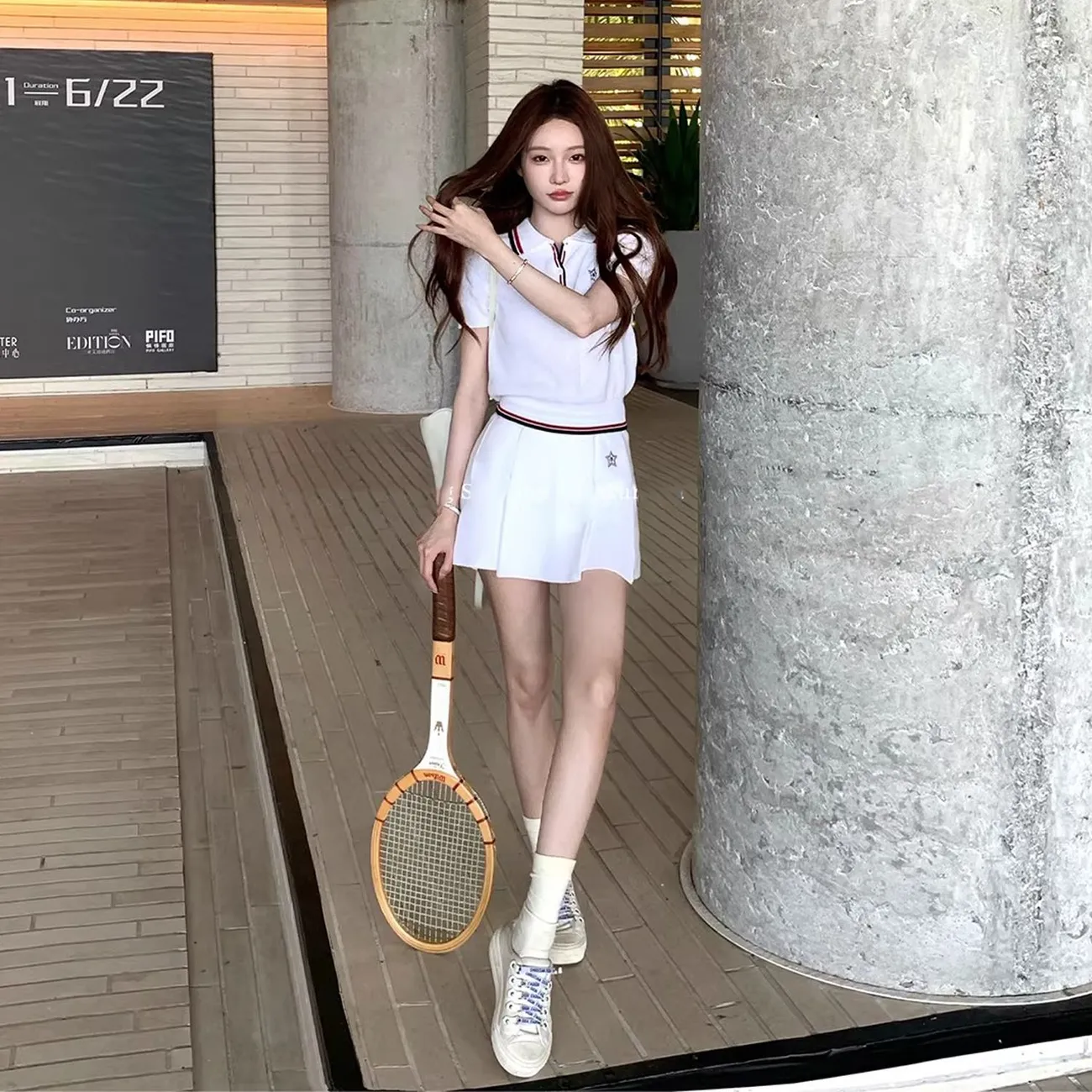 Letnia damska tenisowa seria:  – Summer Golf Clothing recenzja i cena