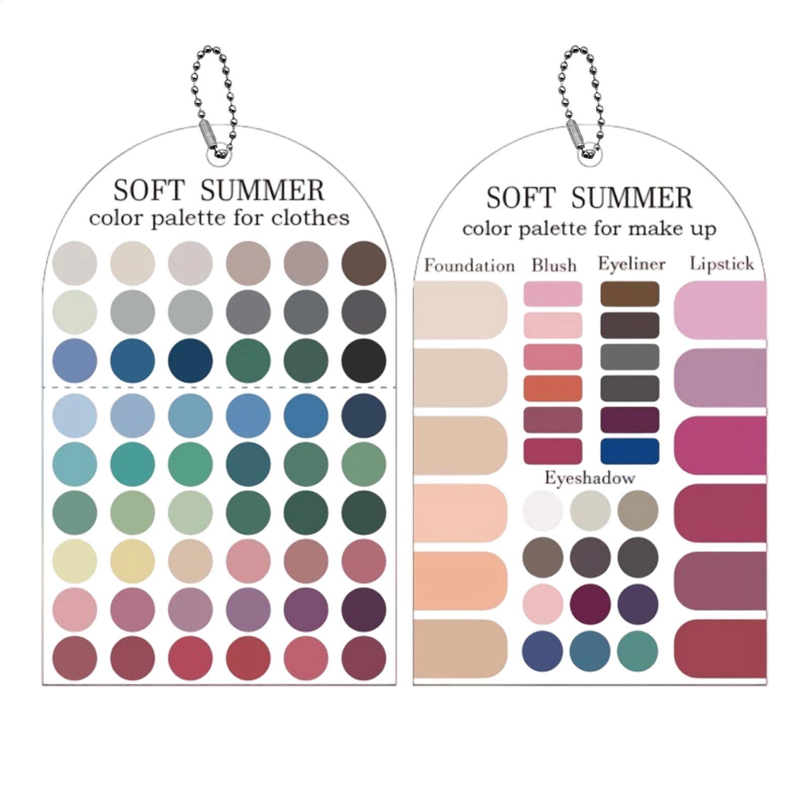 2 sztuki akrylowych palet kolo – Summer Clothing Palette recenzja i cena