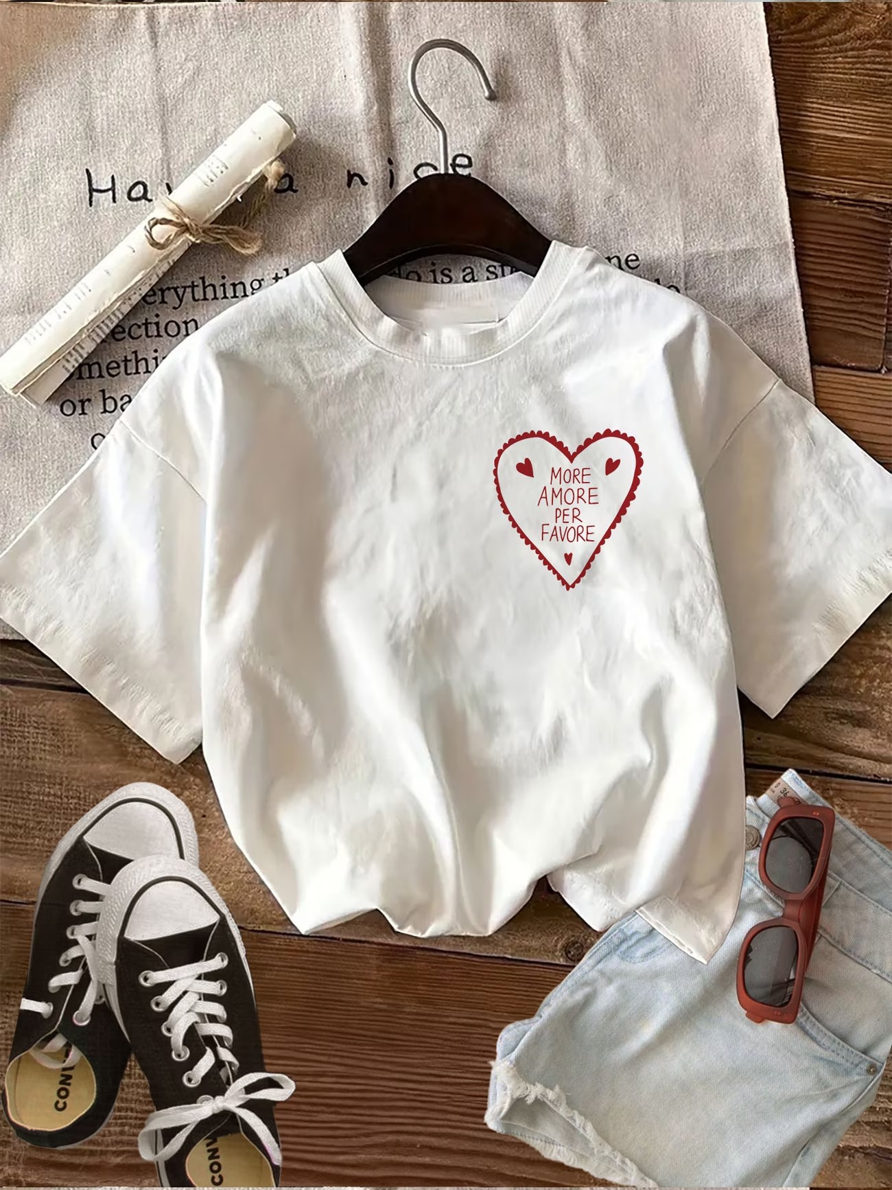 Koszulka damska More Amor Por  – Summer Clothing In Spanish recenzja i cena