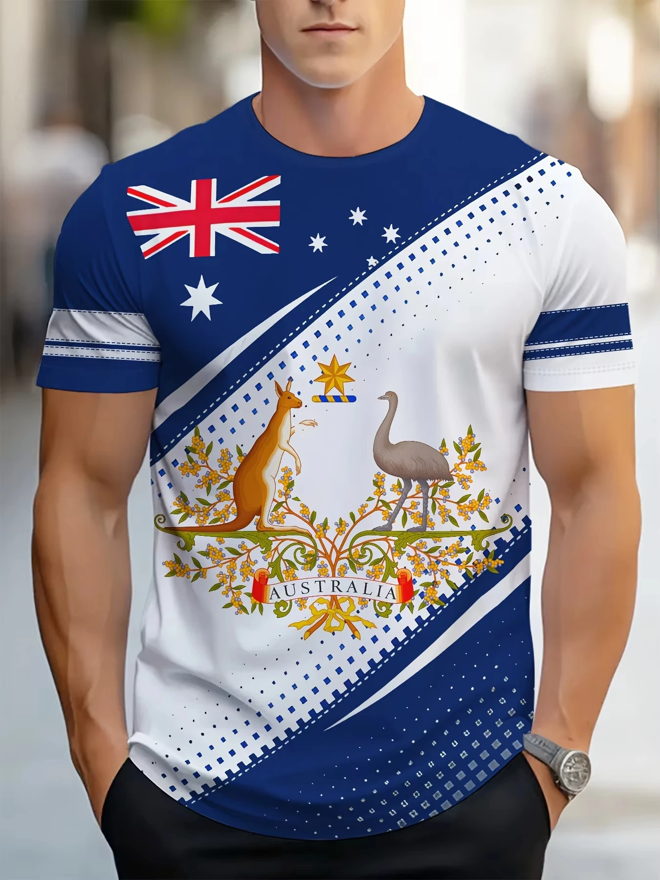 Męskie koszulki Australia Graf – Summer Clothing Australia recenzja i cena