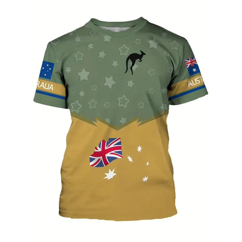 Australia National Flag T-shir – Summer Clothing Australia recenzja i cena