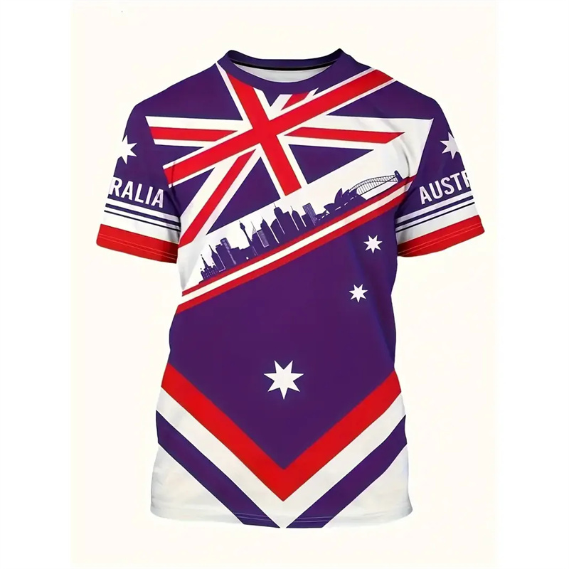 Australia National Flag T-shir – Summer Clothing Australia recenzja i cena