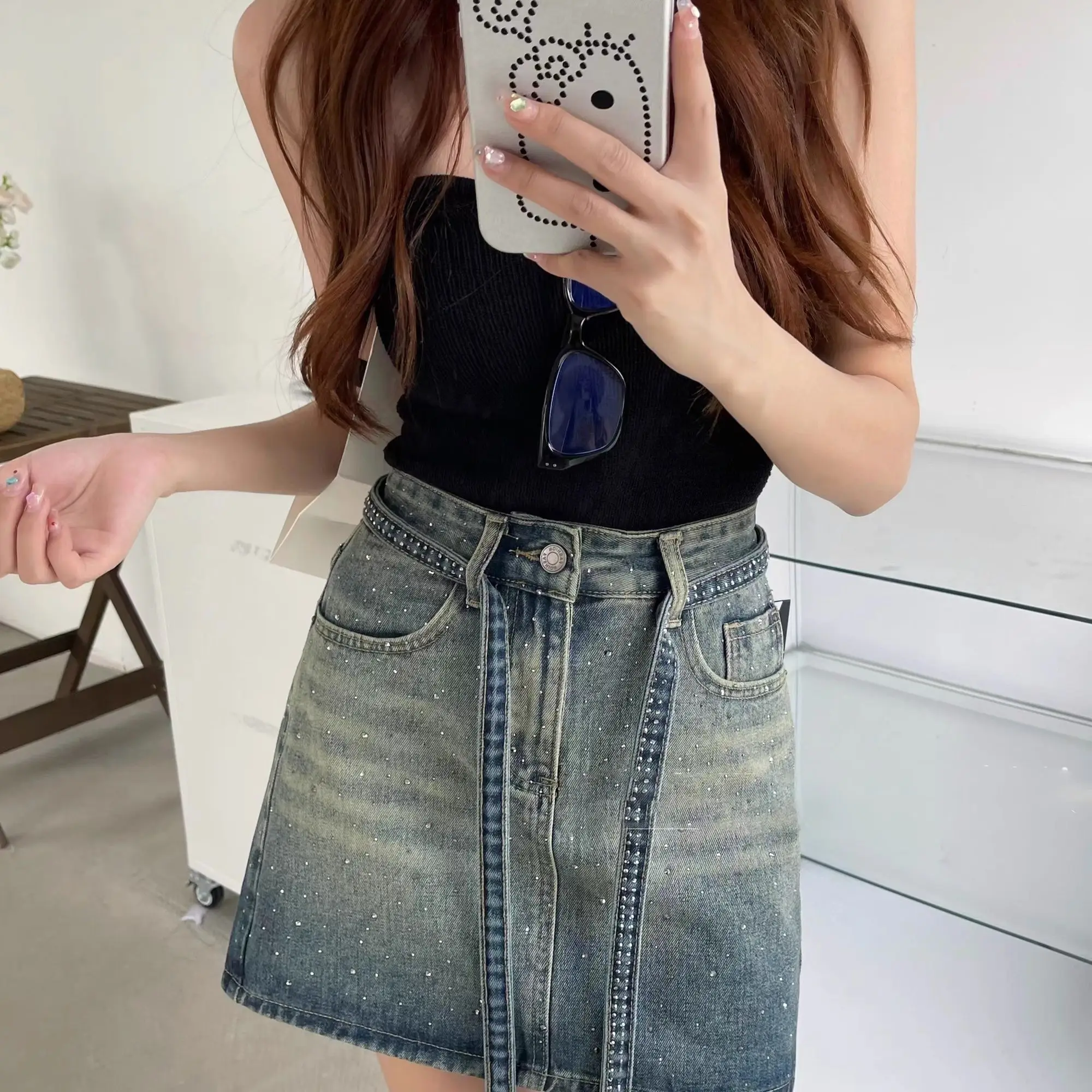 Spódnice jeansowe damskie grad – Summer Clothing Trends 2025 Women'S recenzja i cena