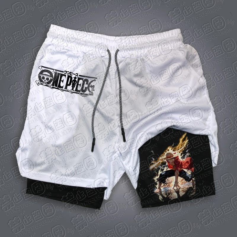 Szorty z nadrukiem Luffy z One – Summer Clothing Layering recenzja i cena