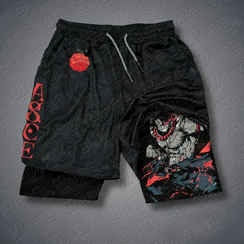 Szorty z nadrukiem Luffy z One – Summer Clothing Layering recenzja i cena