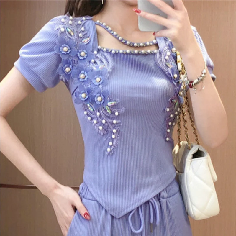 Szerokie spodnie damskie fiole – Summer Clothing Trends 2025 Women'S recenzja i cena