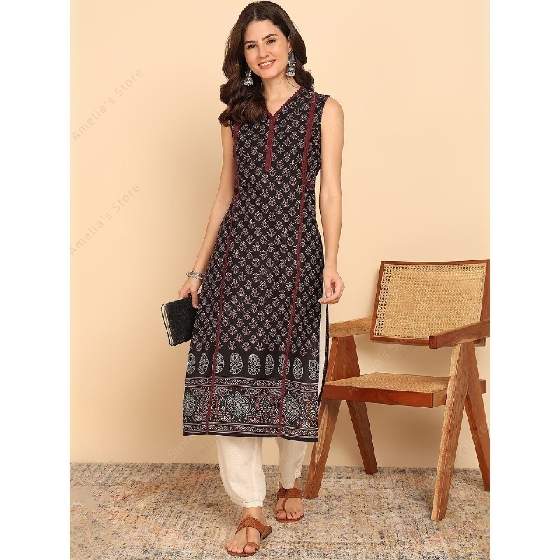 Damska czarno-zielona bawełnia – Summer Clothing Pakistan recenzja i cena