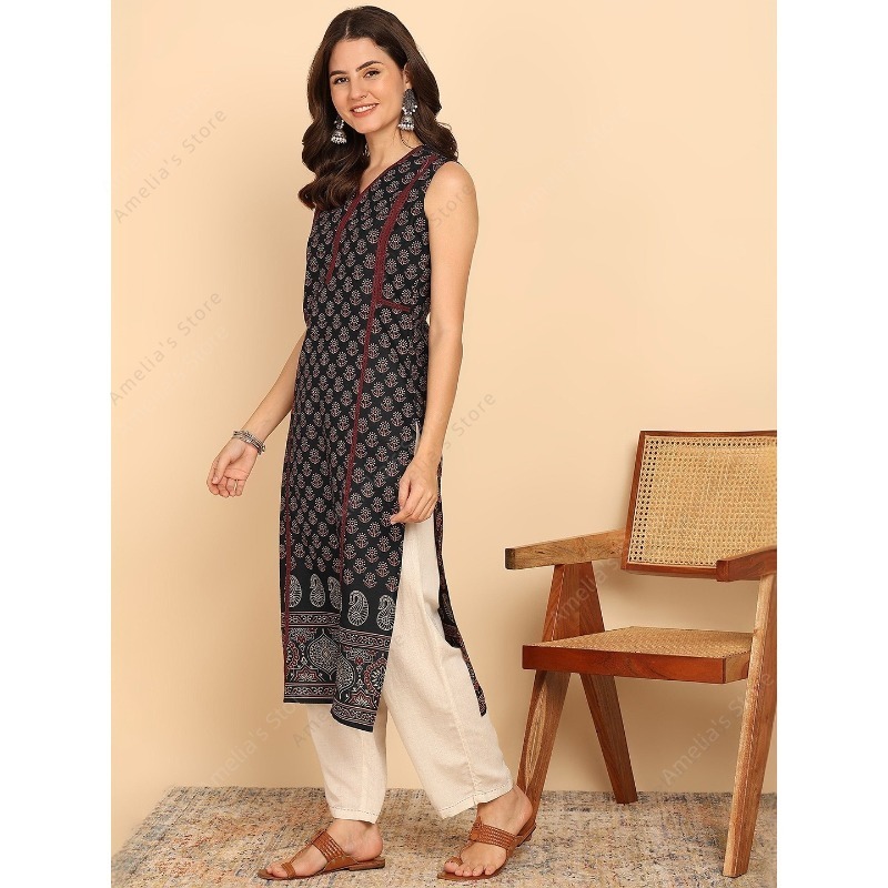 Damska czarno-zielona bawełnia – Summer Clothing Pakistan recenzja i cena