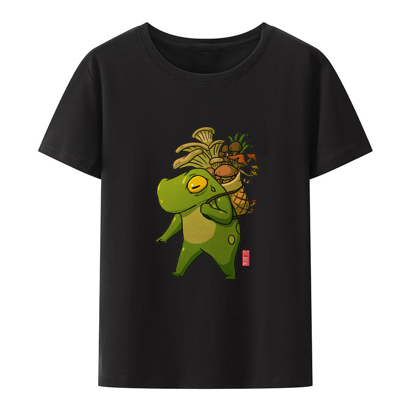 Urocza żaba robiąca origami, g – Summer Clothing Essentials Women recenzja i cena