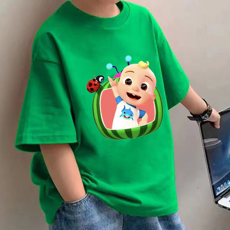 Koszulki dziecięce Cocomelon,  – Summer Clothing For Girls recenzja i cena