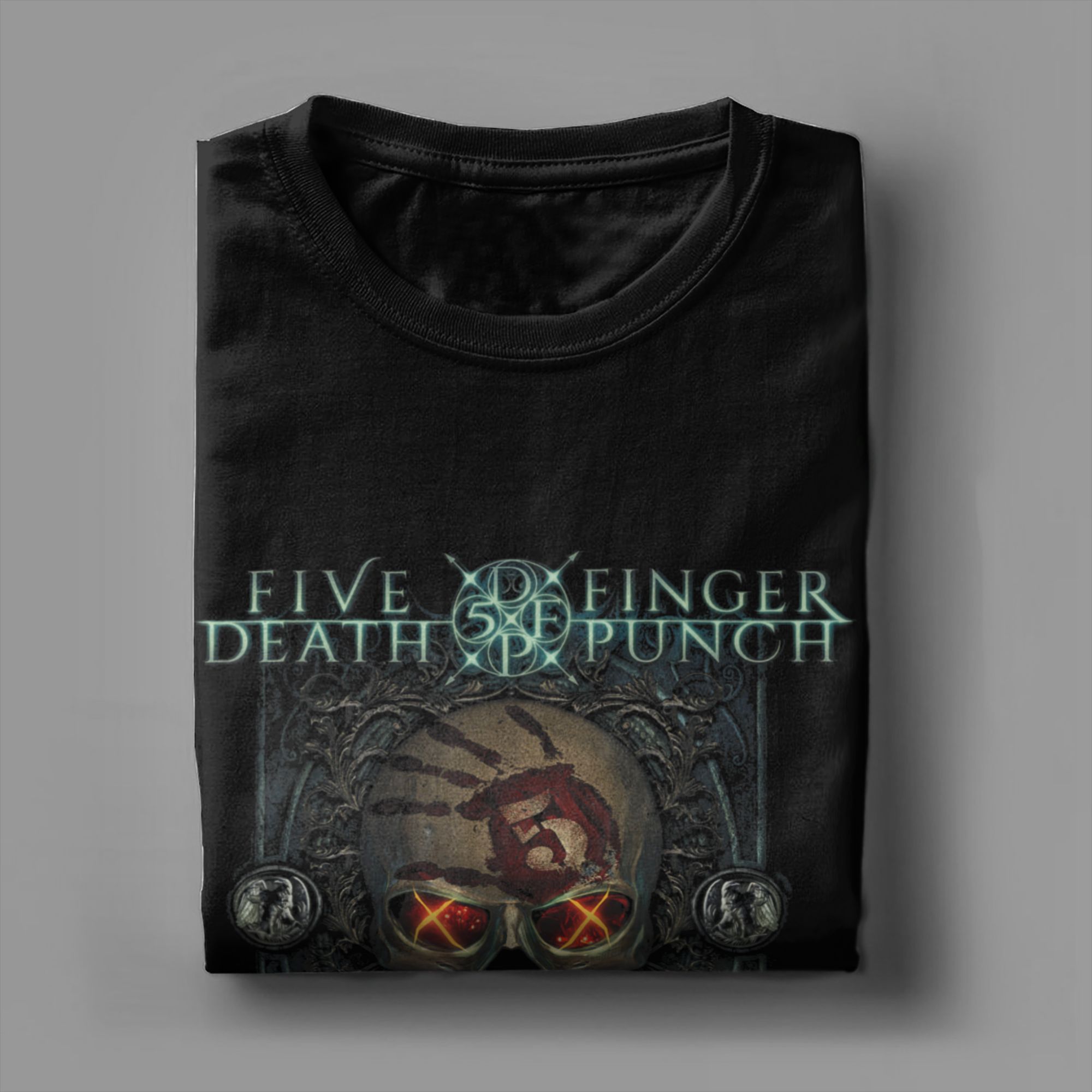 Męska koszulka 5FDP Iron Skull – Summer Clothing Ideas recenzja i cena