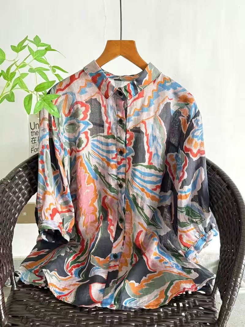 Koszula damska z czystej ramii – Summer Clothing For Japan recenzja i cena