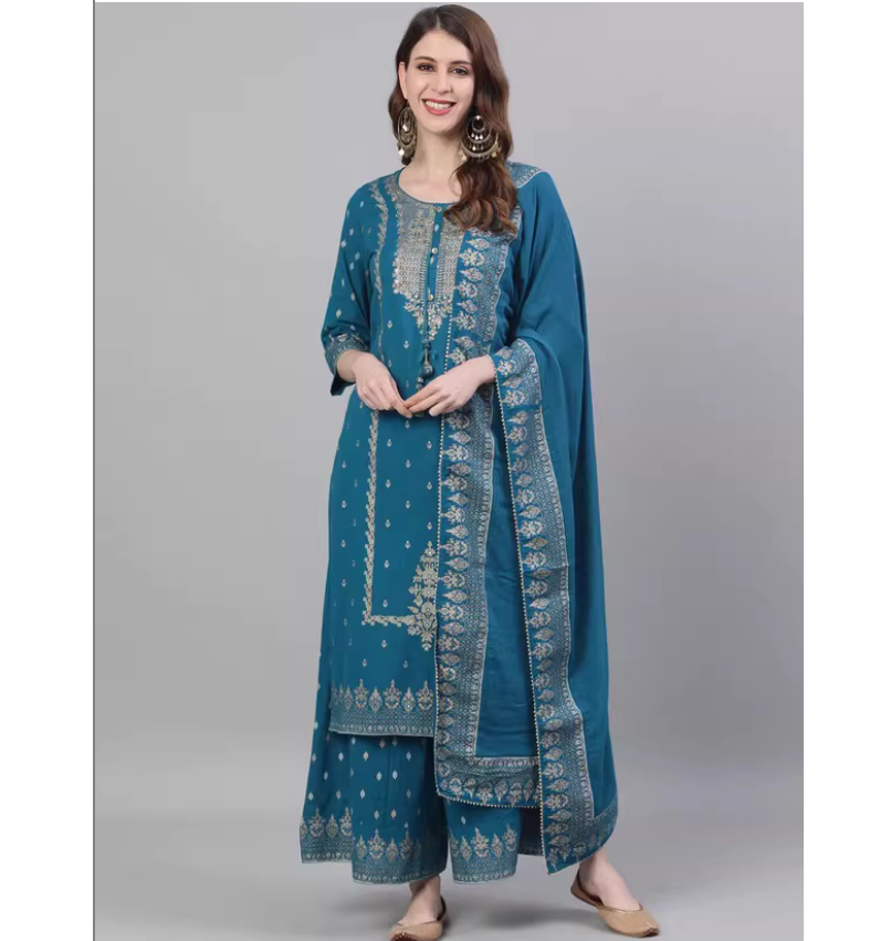 Wiosenno-letni trzyczęściowy z – Summer Clothing Pakistan recenzja i cena