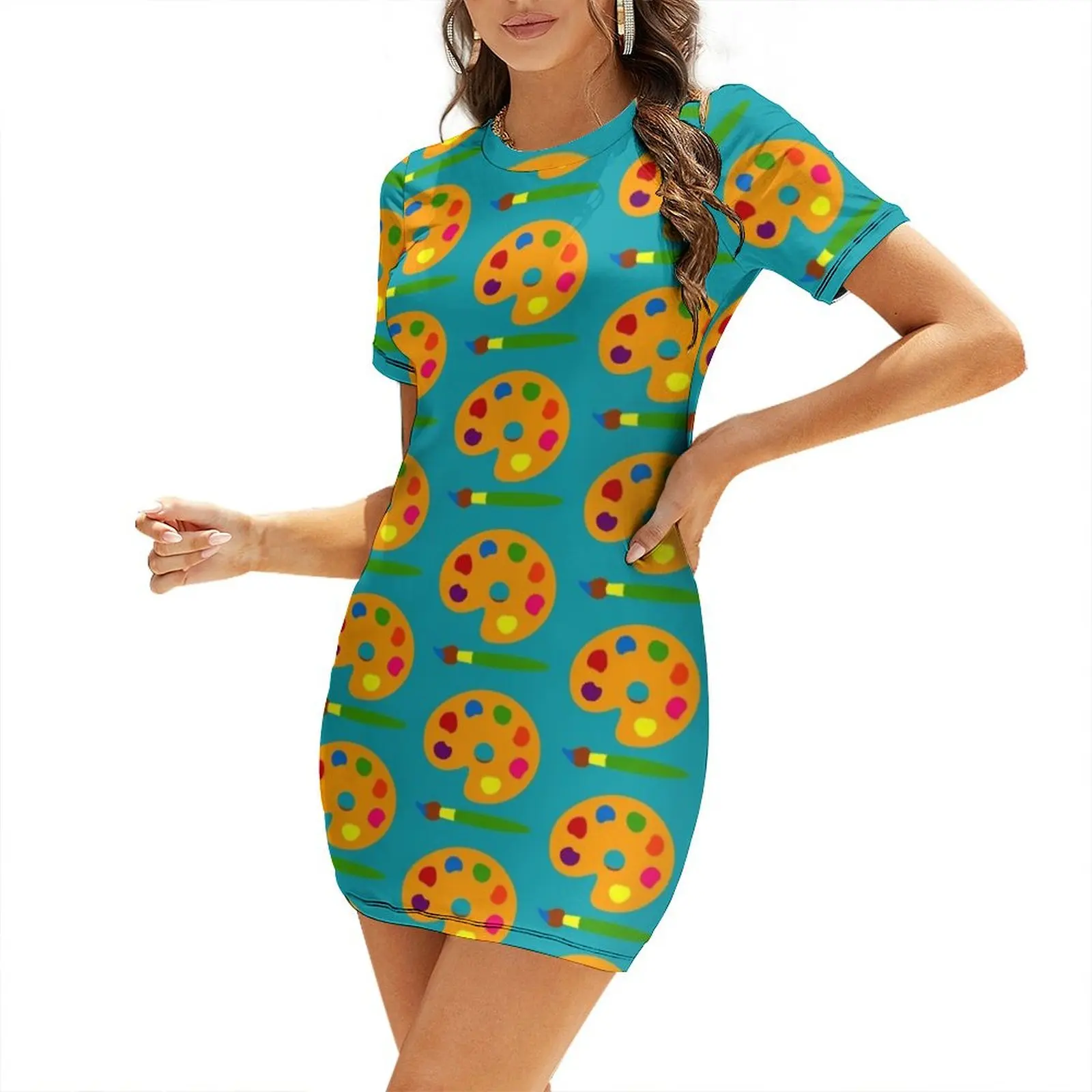 Kolorowa paleta farb Sukienka  – Summer Clothing Palette recenzja i cena