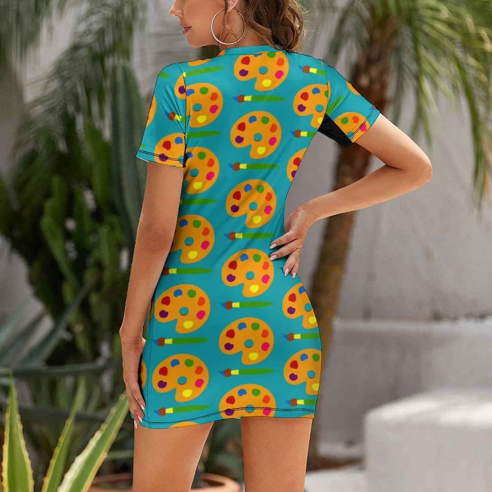 Kolorowa paleta farb Sukienka  – Summer Clothing Palette recenzja i cena